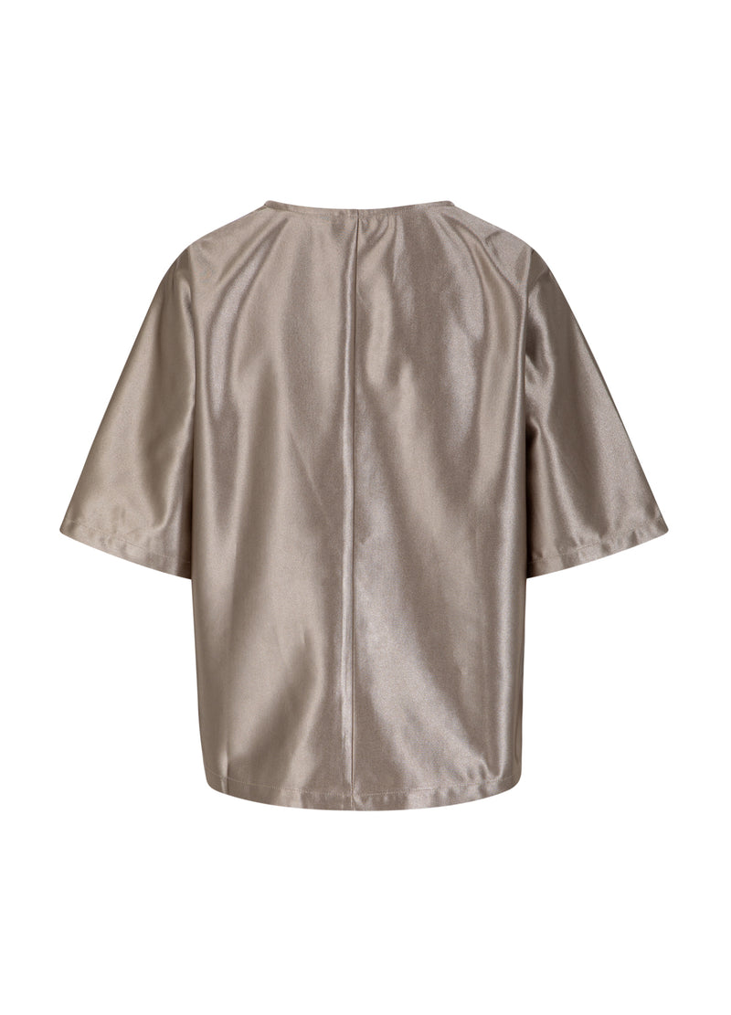 Coster Copenhagen OVERSIZED GLITZER T-SHIRT Shirt/Blouse Champagne - 299