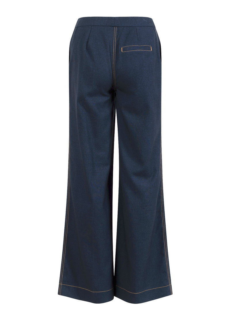 Coster Copenhagen PETRA-HOSE MIT NÄHTEN - PETRA-PASSFORM Pants Night blue - 513