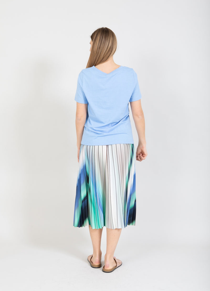Coster Copenhagen PLISSEE-ROCK MIT DRUCK Skirt Gradiant Print - 946