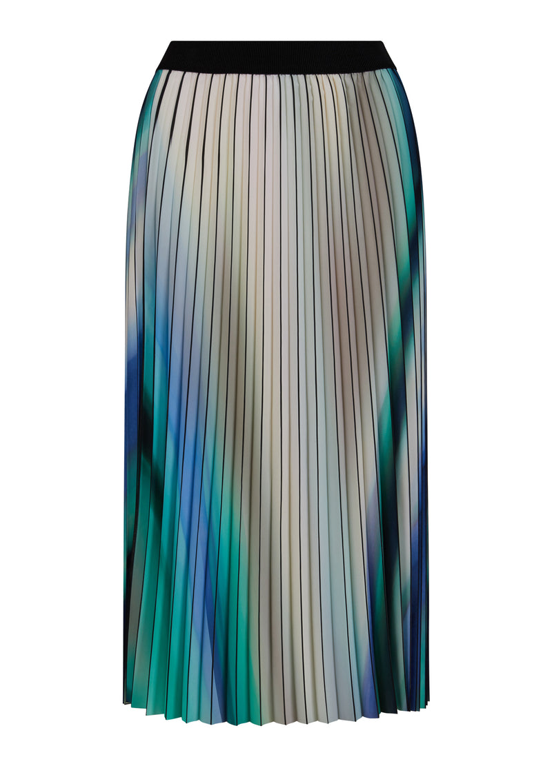 Coster Copenhagen PLISSEE-ROCK MIT DRUCK Skirt Gradiant Print - 946