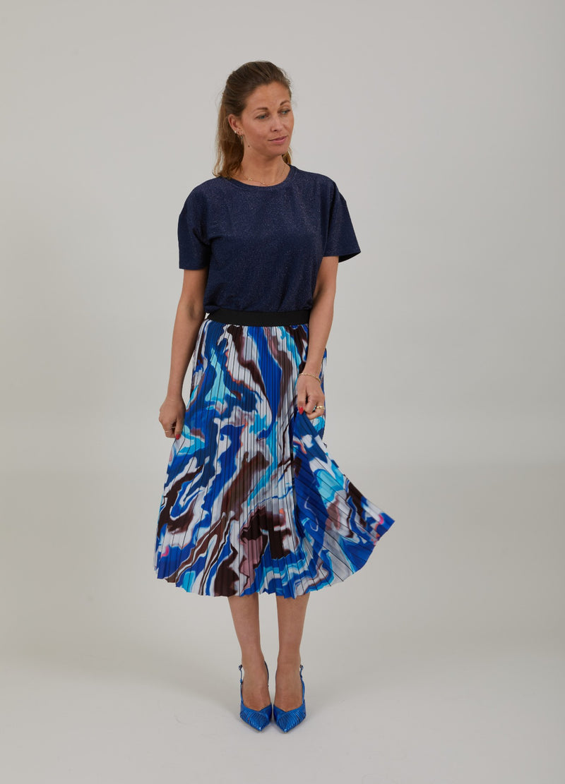 Coster Copenhagen  PLISSEEROCK MIT DRUCK  Skirt Flow print - 550