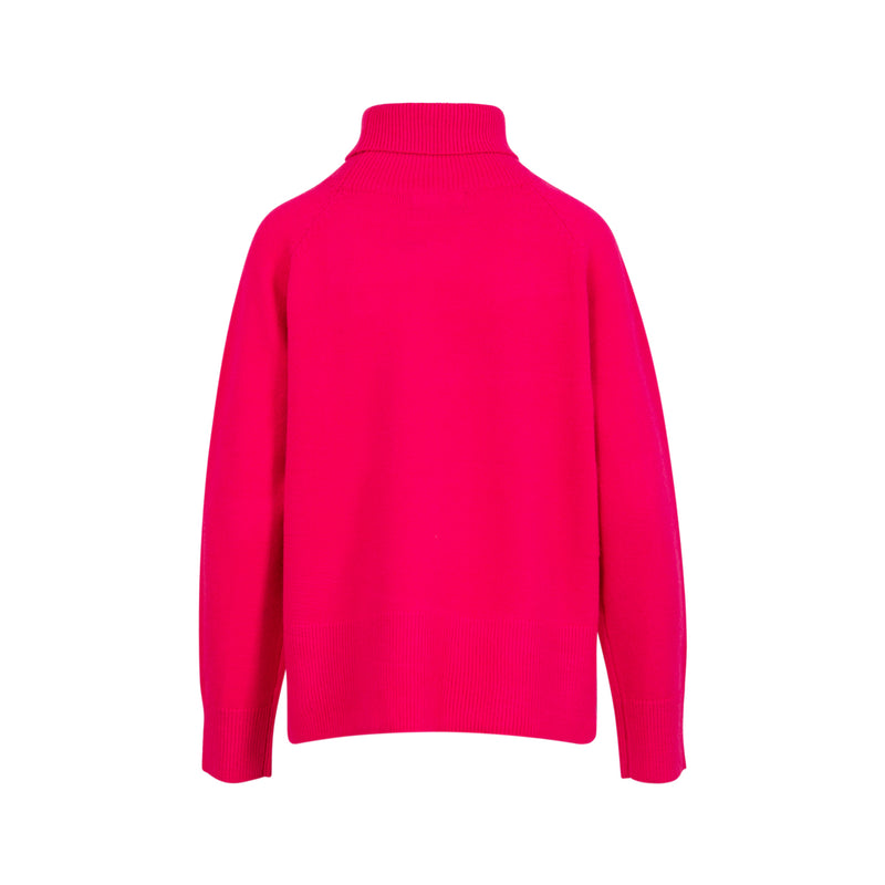 Coster Copenhagen PULLOVER MIT HOHEM KRAGEN - GEMÜTLICH Knitwear Hot pink - 683