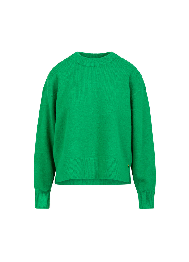 Coster Copenhagen PULLOVER MIT RUNDEM AUSSCHNITT - GEMÜTLICH Knitwear Lush green - 444