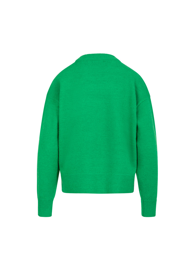 Coster Copenhagen PULLOVER MIT RUNDEM AUSSCHNITT - GEMÜTLICH Knitwear Lush green - 444