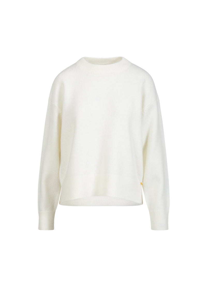 Coster Copenhagen PULLOVER MIT RUNDEM AUSSCHNITT - GEMÜTLICH Knitwear White - 200