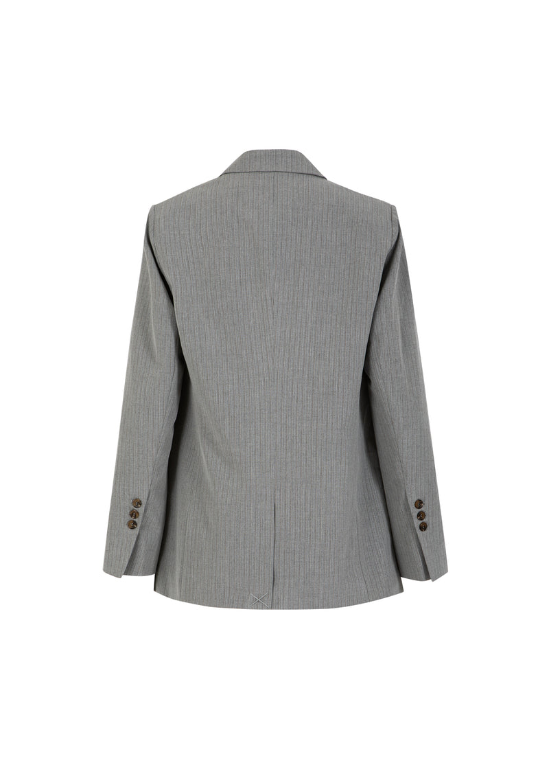 Coster Copenhagen RELAXED BLAZER Blazer Mist grey pin stripe - 175