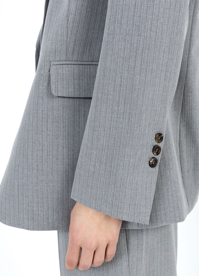 Coster Copenhagen RELAXED BLAZER Blazer Mist grey pin stripe - 175