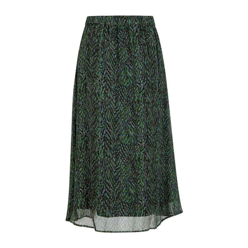 Coster Copenhagen ROCK IN FIRESTORM-DRUCK Skirt