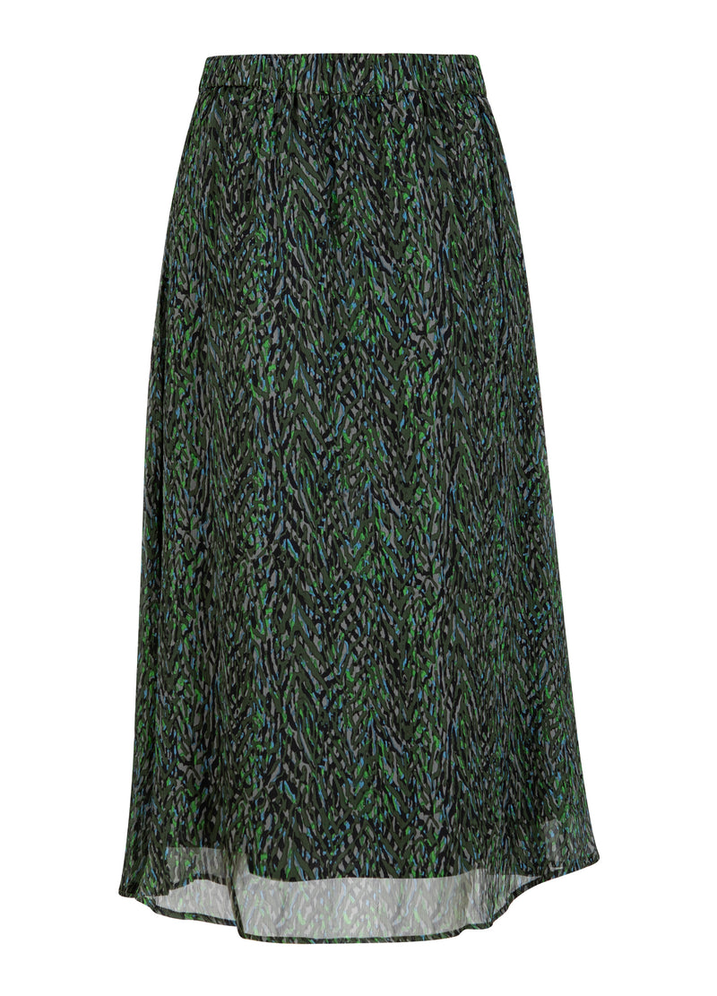 Coster Copenhagen ROCK IN FIRESTORM-DRUCK Skirt