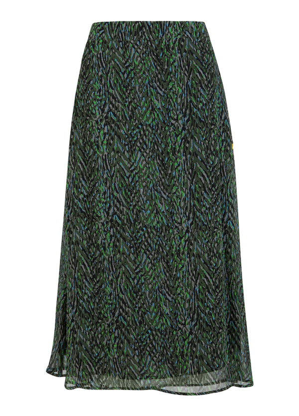 Coster Copenhagen ROCK IN FIRESTORM-DRUCK Skirt Firestorm print - 975