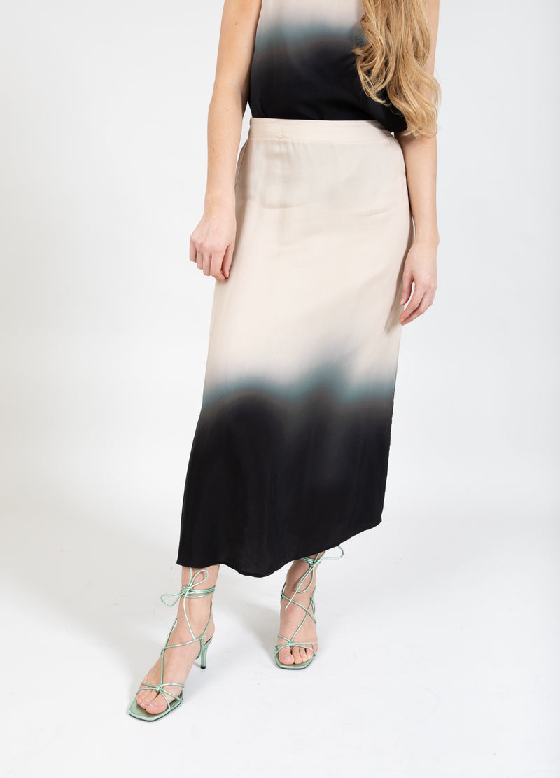 Coster Copenhagen ROCK MIT ZWEIFARBIGEM FADE-PRINT Skirt Two color fade - 997