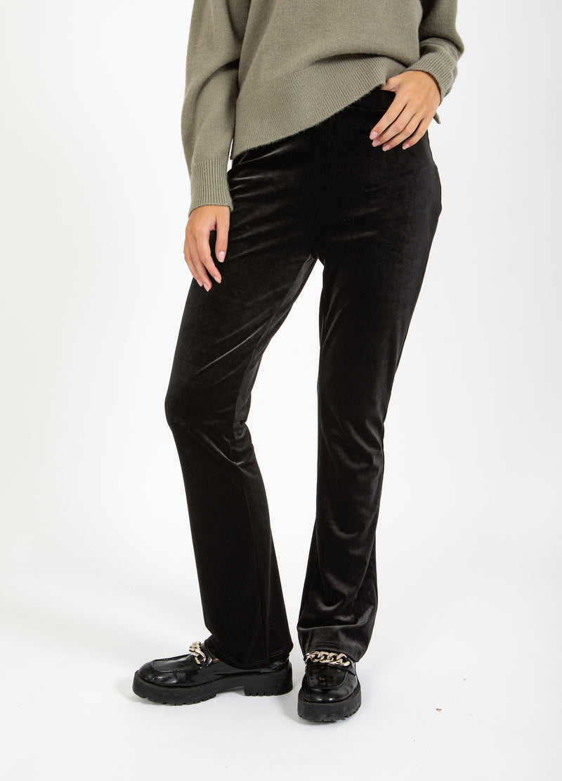 Coster Copenhagen SAMTHOSE - MYNTE Pants Black - 100