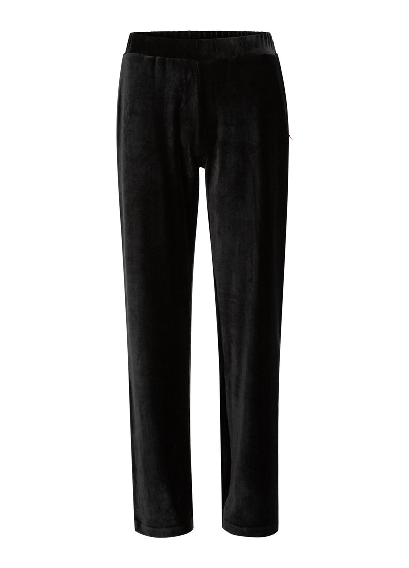 Coster Copenhagen SAMTHOSE - SILLE FIT Pants Black - 100