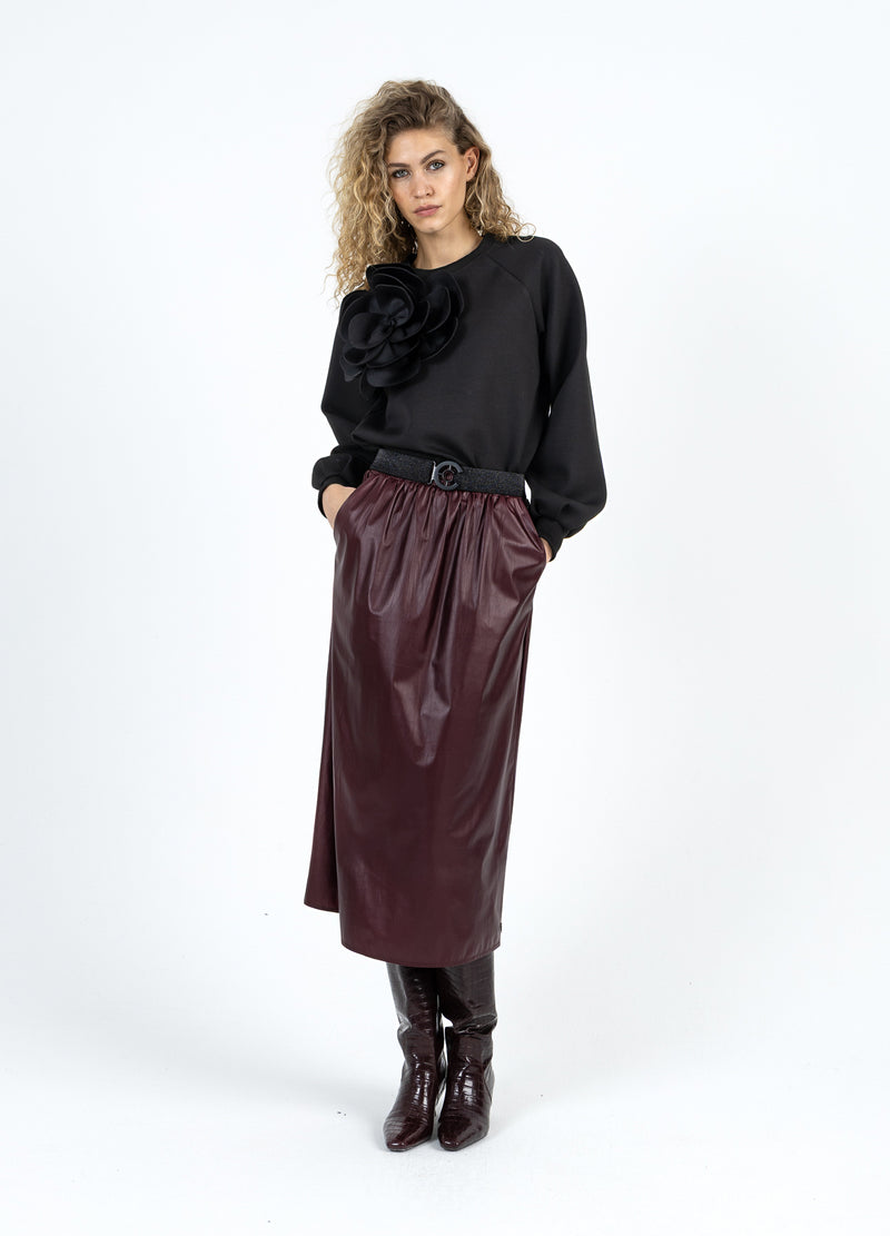 Coster Copenhagen SCHWITZEN MIT SCUBA ROSE Shirt/Blouse Black - 100