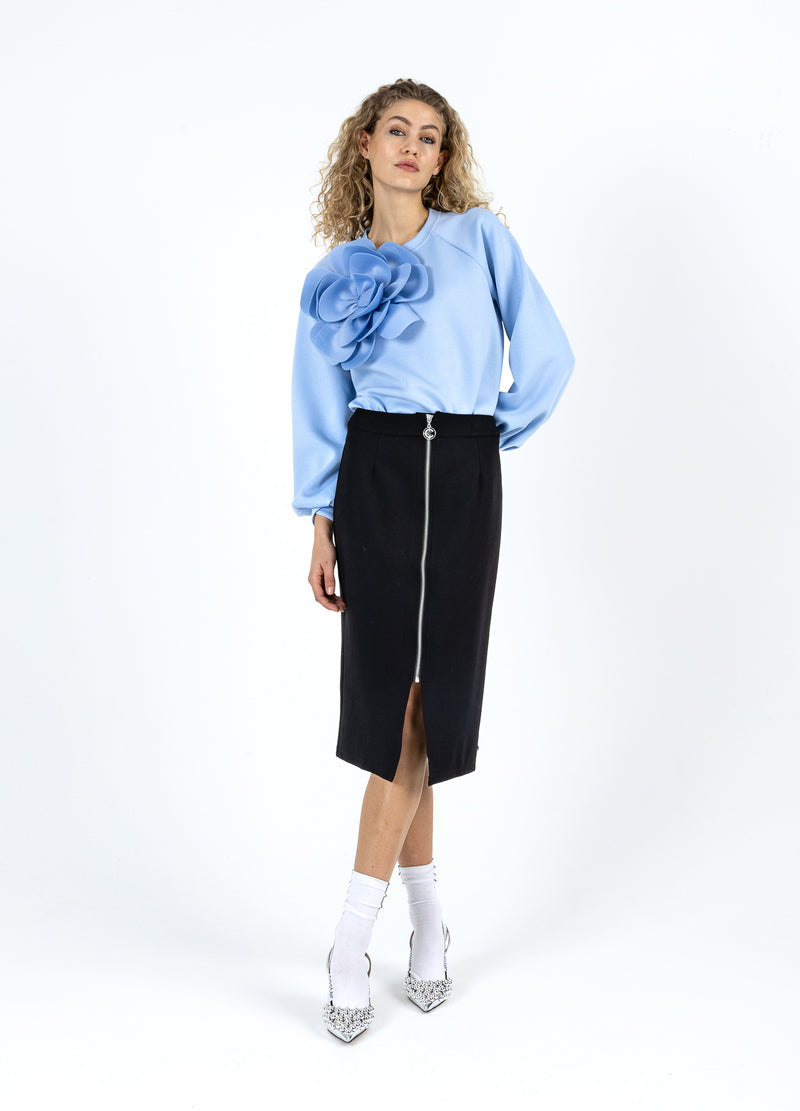 Coster Copenhagen SCHWITZEN MIT SCUBA ROSE Shirt/Blouse Pastel blue - 538