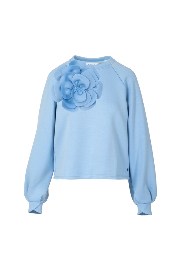 Coster Copenhagen SCHWITZEN MIT SCUBA ROSE Shirt/Blouse Pastel blue - 538