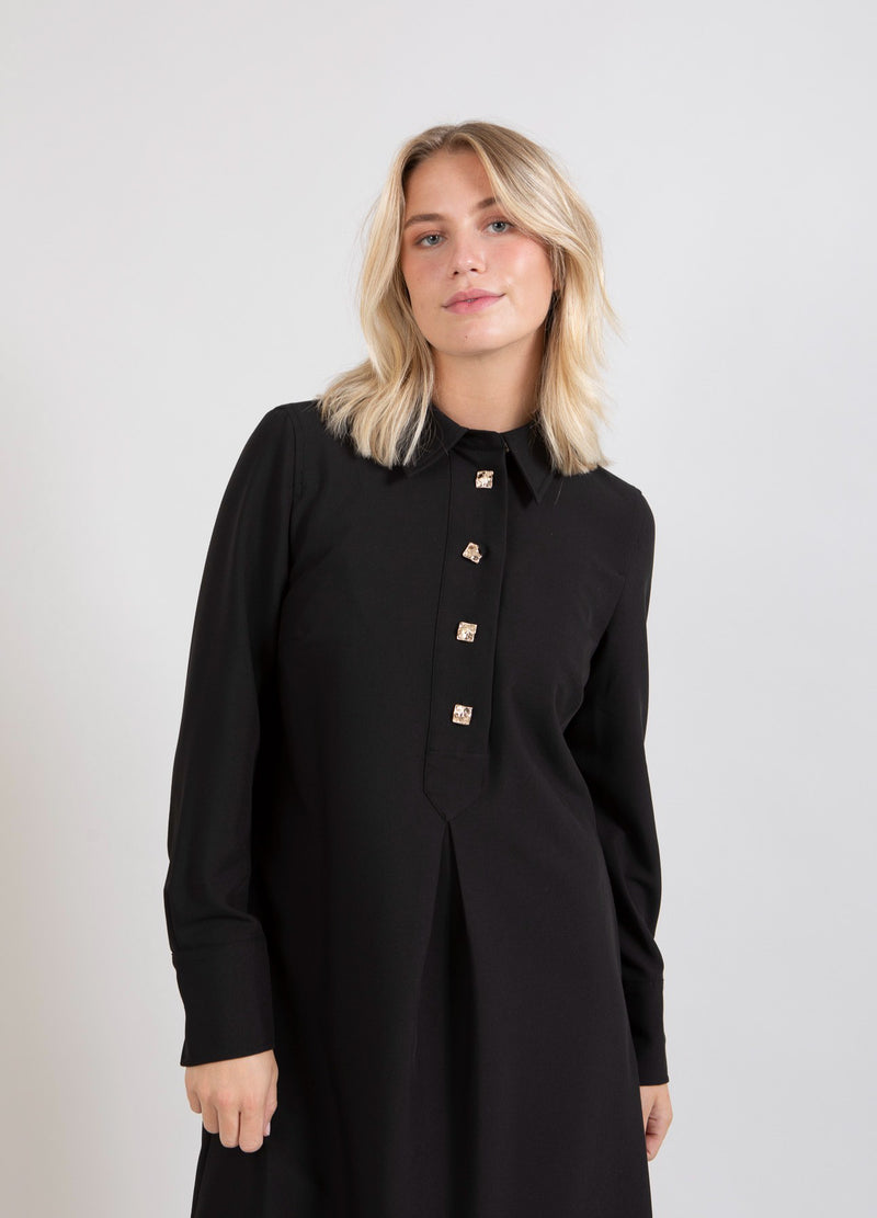 Coster Copenhagen SHIRT-KLEID Dress Black - 100
