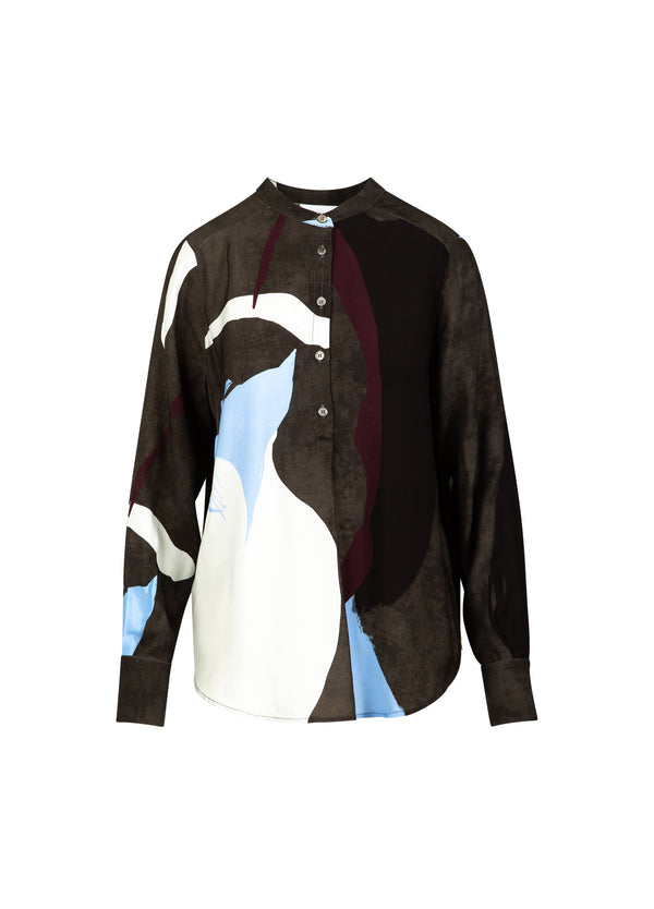 Coster Copenhagen SHIRT MIT SCHATTEN-GRAFIKDRUCK Shirt/Blouse Shadow graphic print - 955