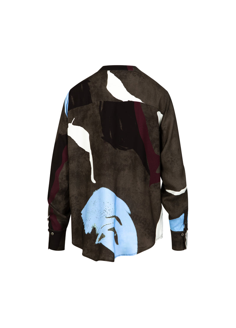 Coster Copenhagen SHIRT MIT SCHATTEN-GRAFIKDRUCK Shirt/Blouse Shadow graphic print - 955