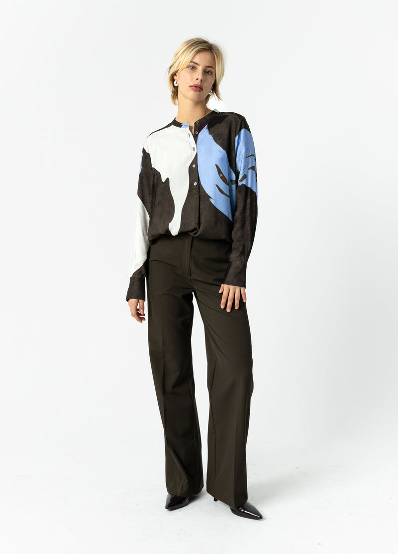 Coster Copenhagen SHIRT MIT SCHATTEN-GRAFIKDRUCK Shirt/Blouse Shadow graphic print - 955