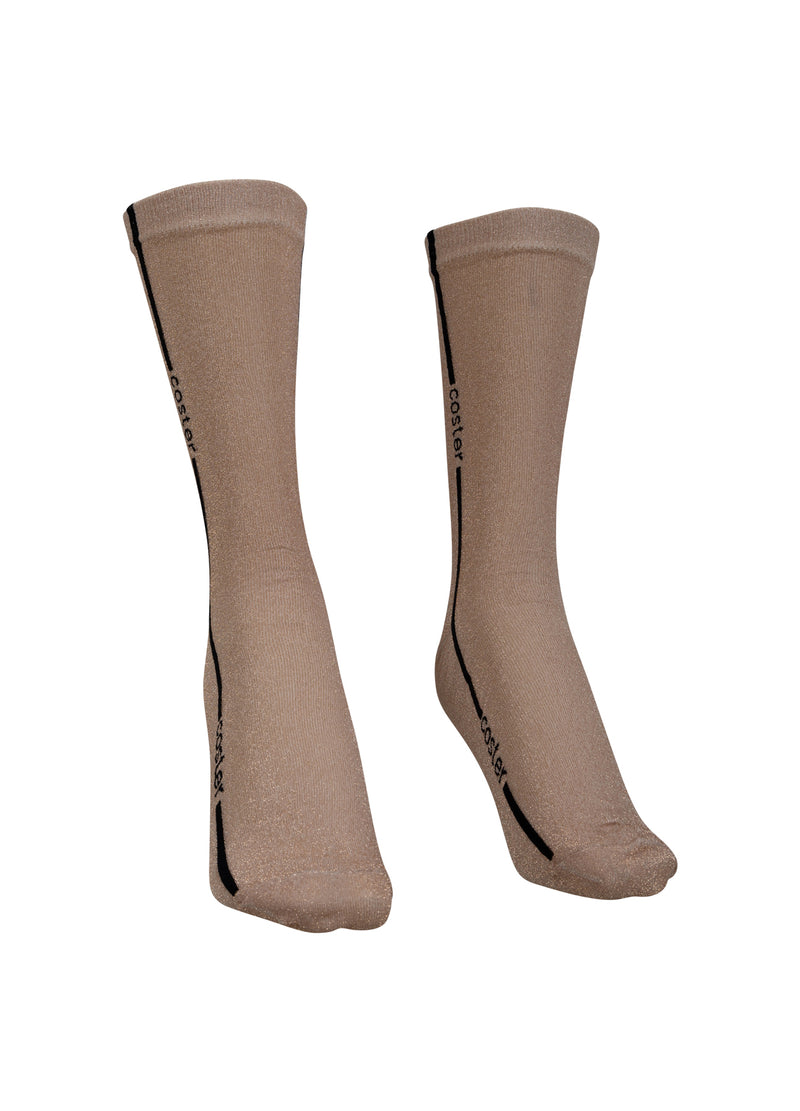 Coster Copenhagen SOCKEN MIT GLITZER Accessories Glitter creme - 268