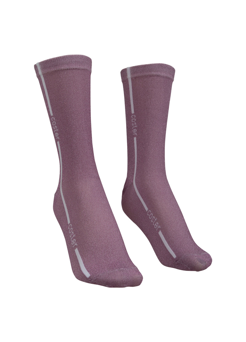 Coster Copenhagen SOCKEN MIT GLITZER Accessories Magenta glitter - 687