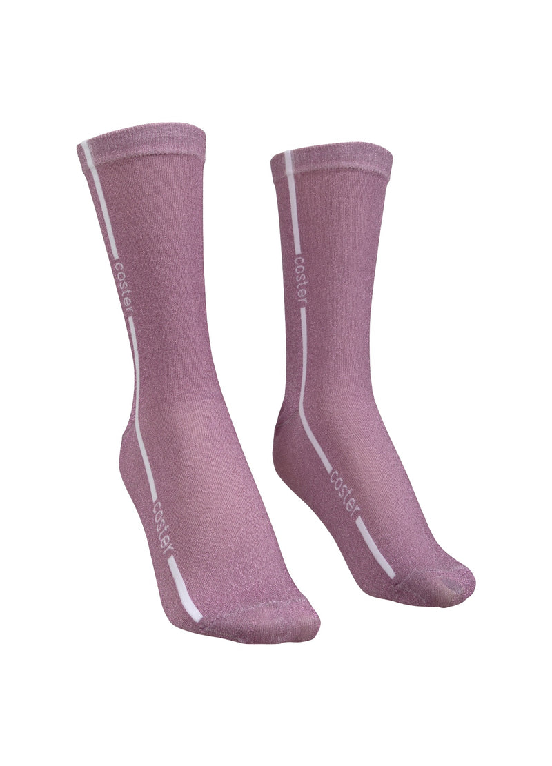 Coster Copenhagen SOCKEN MIT GLITZER Accessories Magenta glitter - 687