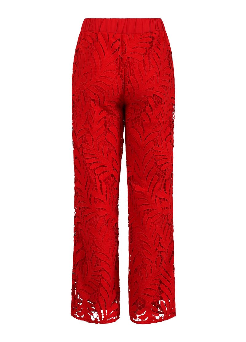 Coster Copenhagen SPITZENHOSE Pants Scarlet red - 618