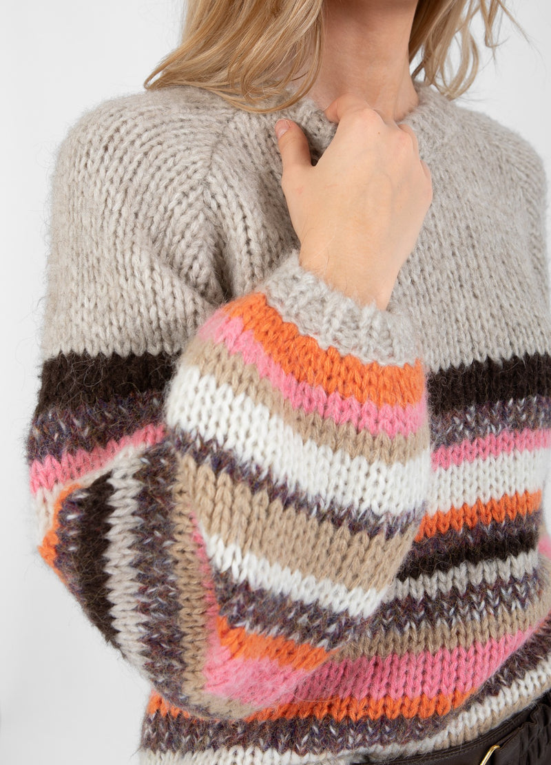 Coster Copenhagen STRICKEN IN MEHRFARBEN Knitwear Multi stripes - 907