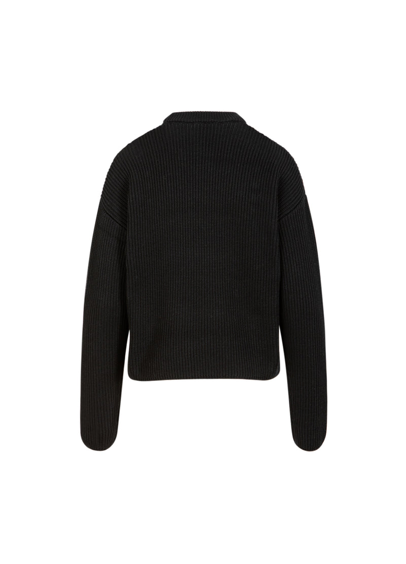 Coster Copenhagen STRICKEN MIT SILBERPERLEN Knitwear Black - 100