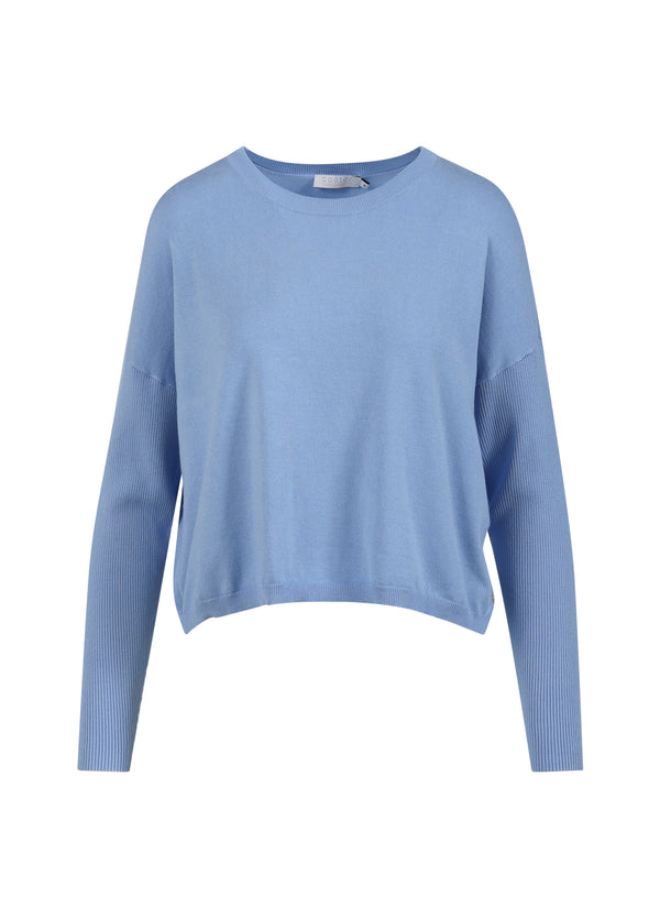 Coster Copenhagen STRICKEN MIT ÜBERSCHNITTENEN SCHULTERN UND ENGEN ÄRMELN Knitwear Ice blue - 544