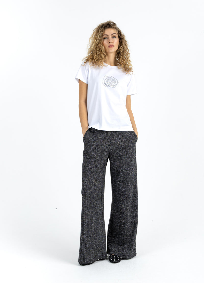 Coster Copenhagen STRICKHOSE Knitwear Black/grey mix - 106