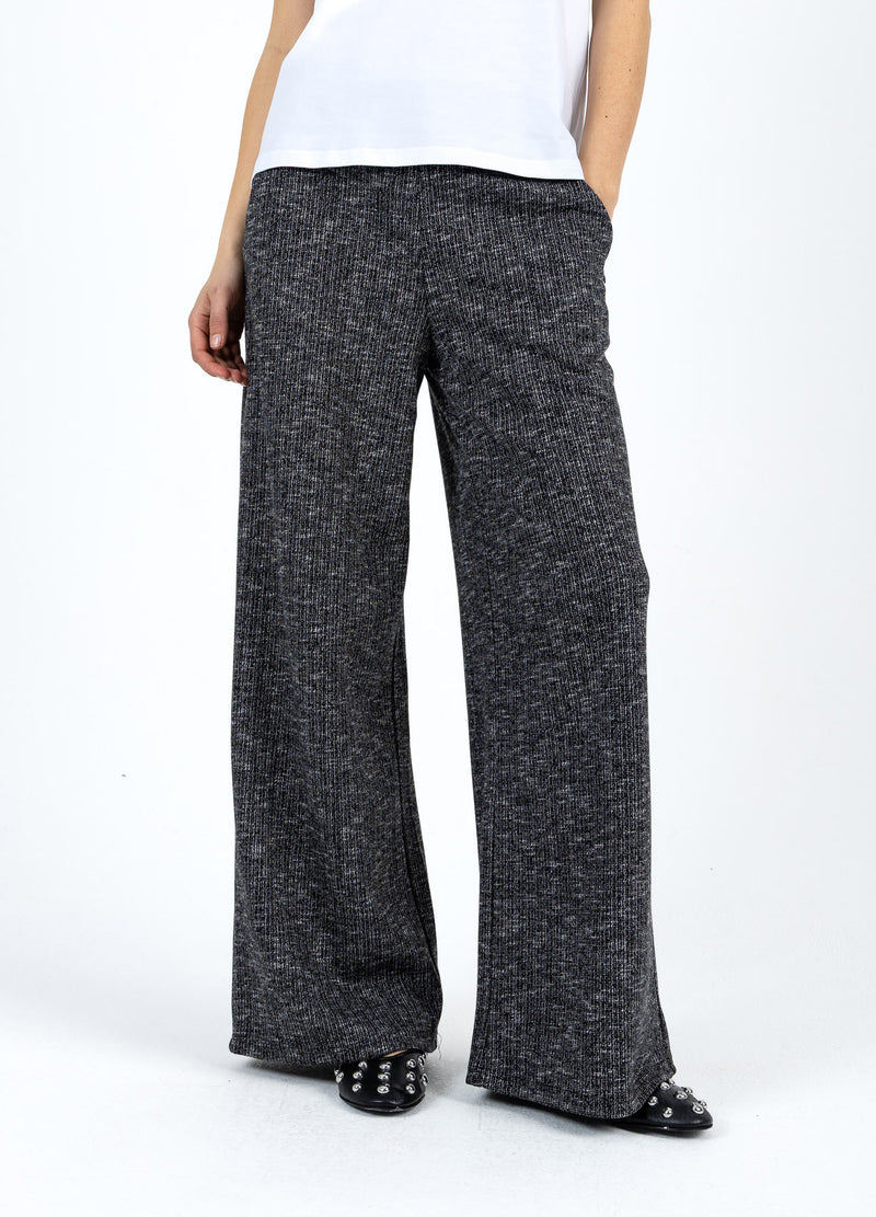 Coster Copenhagen STRICKHOSE Knitwear Black/grey mix - 106