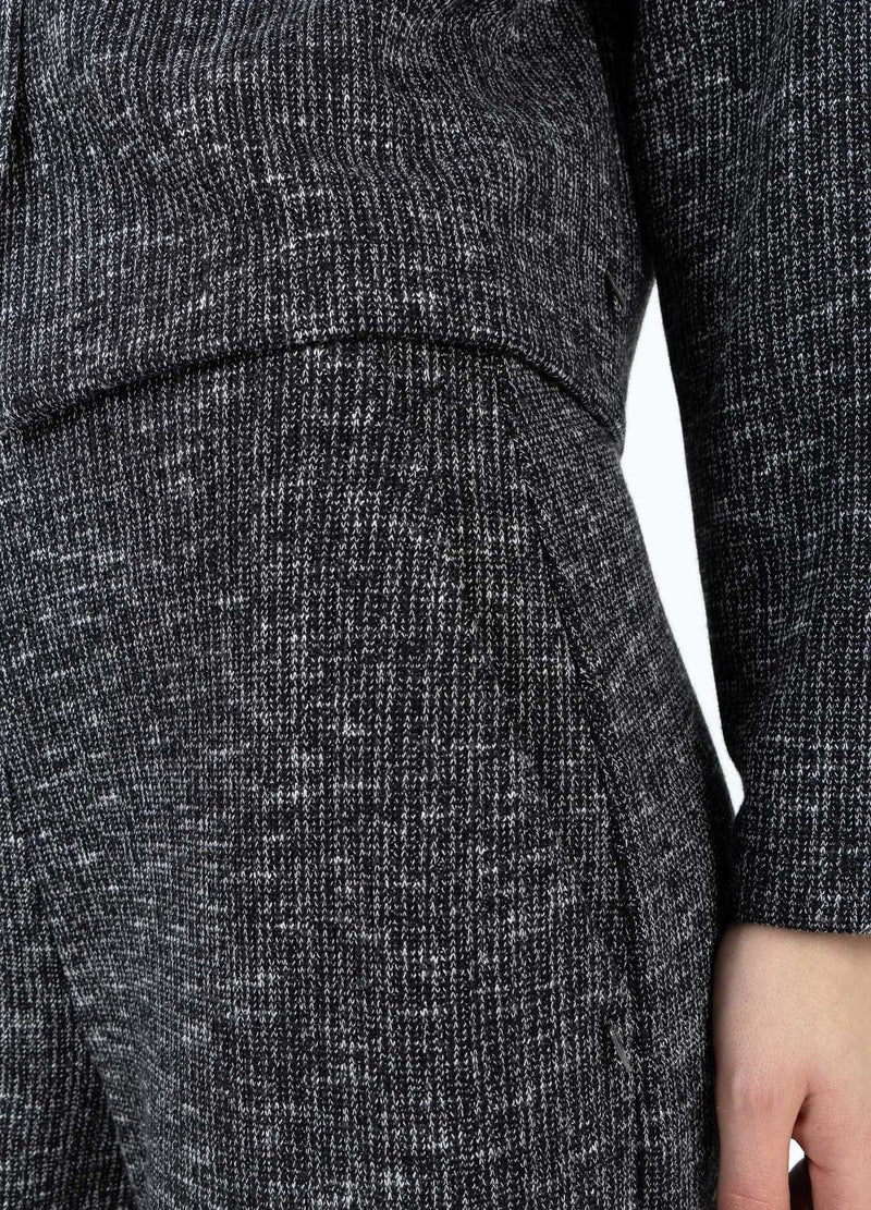 Coster Copenhagen STRICKHOSE Knitwear Black/grey mix - 106