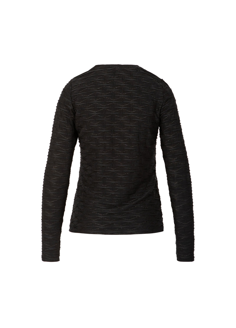 Coster Copenhagen STRUKTURBLUSE Shirt/Blouse Black - 100