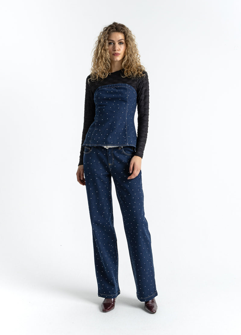 Coster Copenhagen STRUKTURBLUSE Shirt/Blouse Black - 100