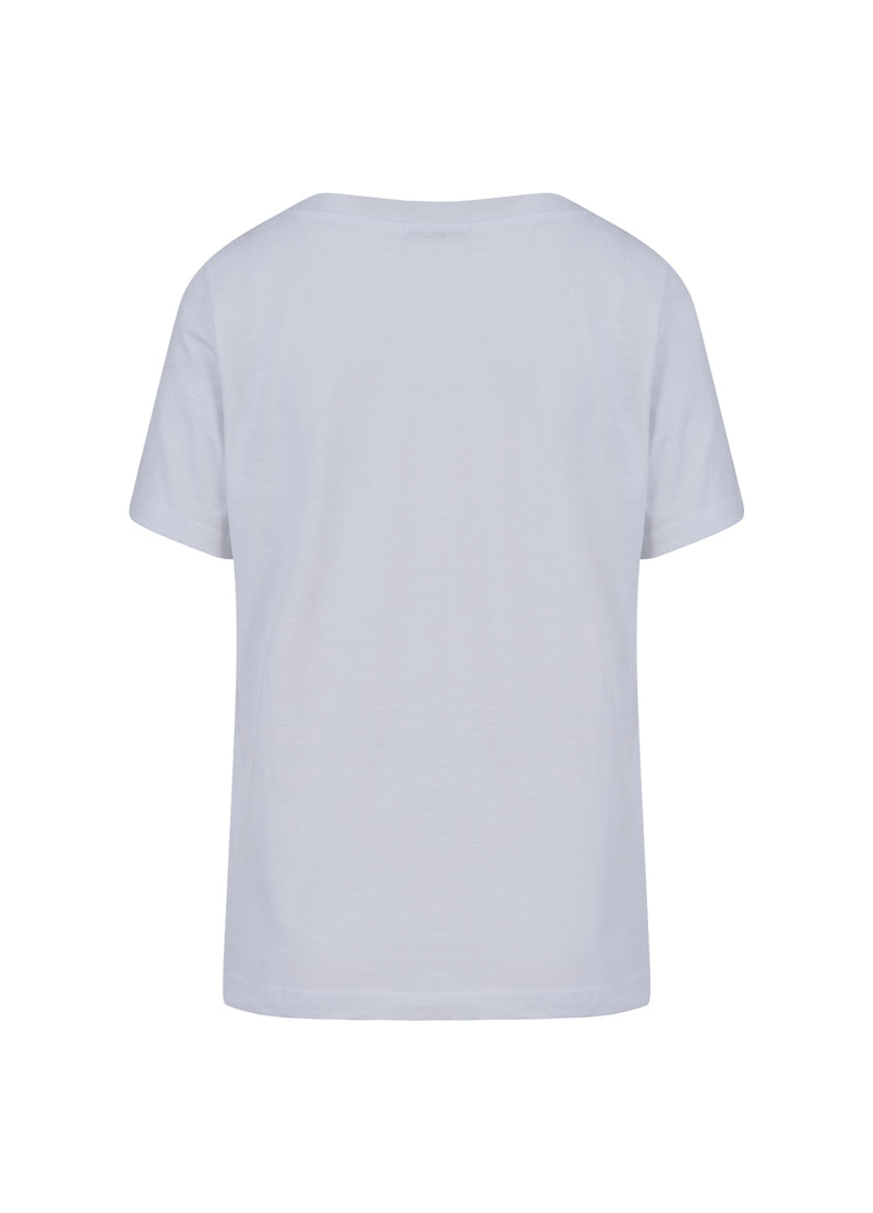 Coster Copenhagen T-SHIRT MIT FLÜGEL T-Shirt White - 200