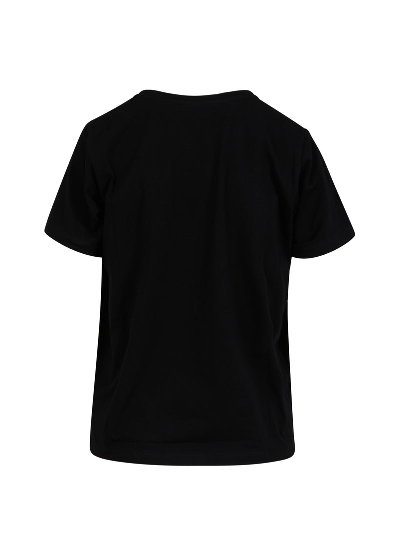 Coster Copenhagen T-SHIRT MIT FLÜGEL - MITTLERE ÄRMEL T-Shirt Black - 100