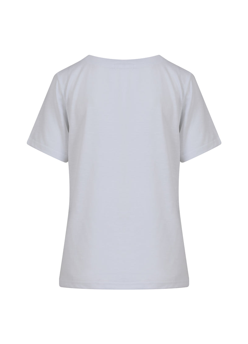 Coster Copenhagen T-SHIRT MIT GRAFITTI-LOGO T-Shirt White - 200