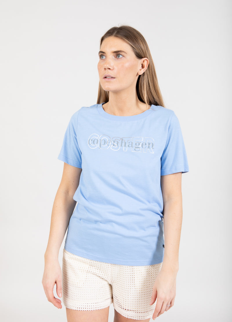 Coster Copenhagen T-SHIRT MIT LOGO T-Shirt Bright sky blue - 503