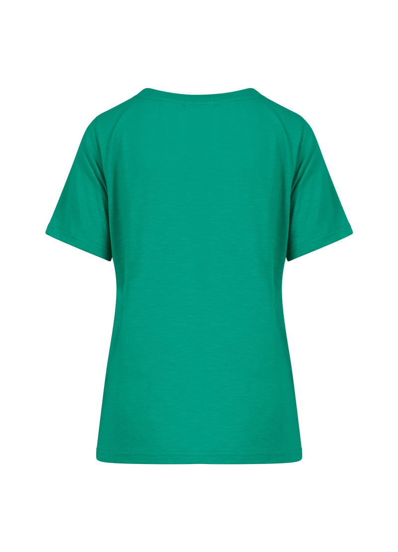 Coster Copenhagen T-SHIRT MIT LOGO T-Shirt Clover green - 408