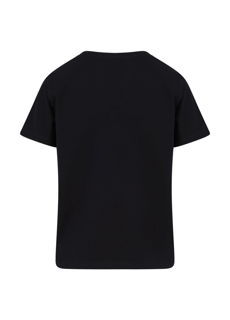 Coster Copenhagen T-SHIRT MIT LOGO - MITTELÄRMEL T-Shirt Black - 100