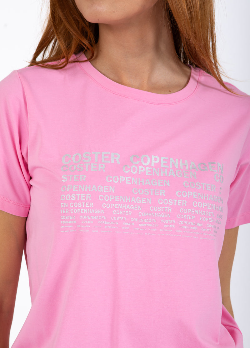 Coster Copenhagen T-SHIRT MIT LOGO - MITTELÄRMEL T-Shirt Bubble pink - 690