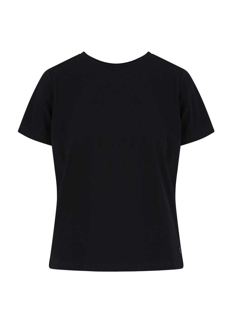 Coster Copenhagen T-SHIRT MIT RUNDHALS - KURZE ÄRMEL T-Shirt Black - 100