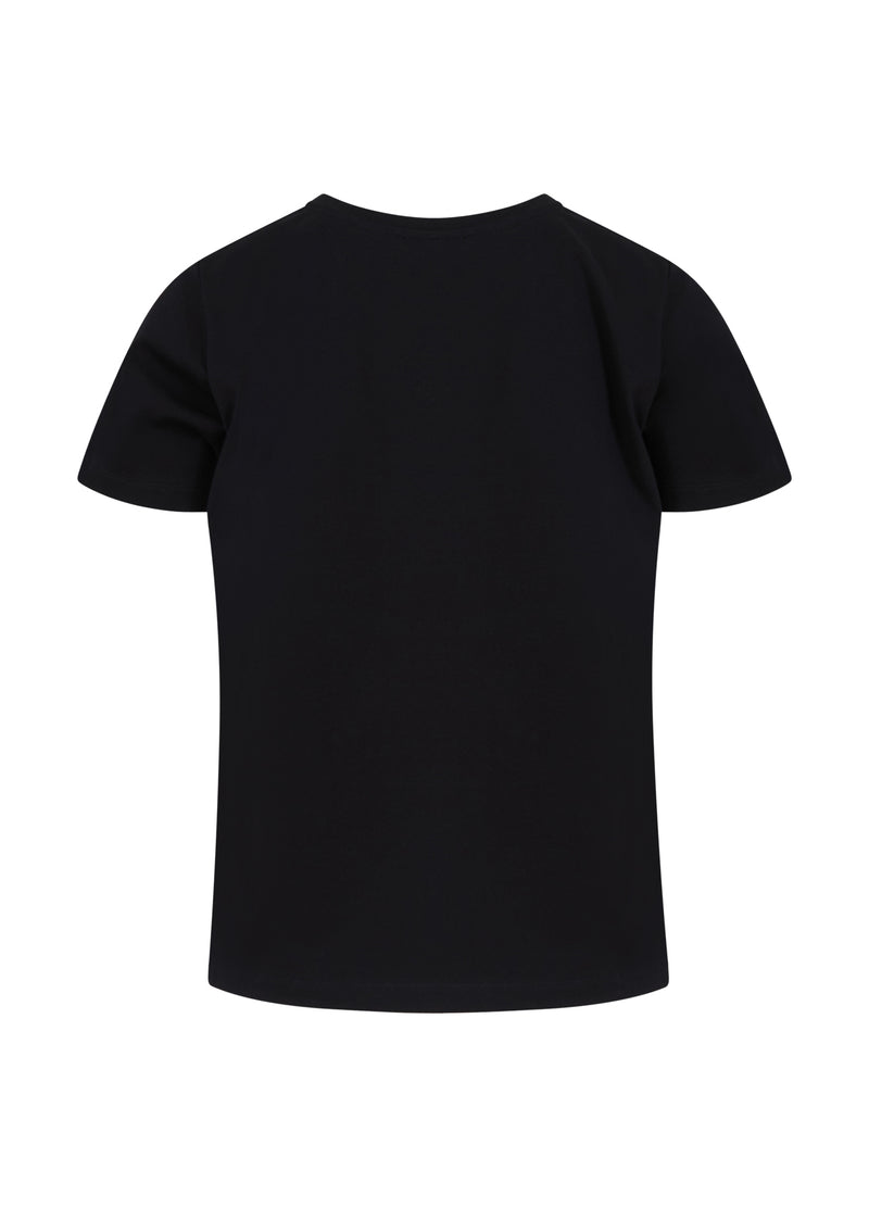 Coster Copenhagen T-SHIRT MIT RUNDHALS - KURZE ÄRMEL T-Shirt Black - 100