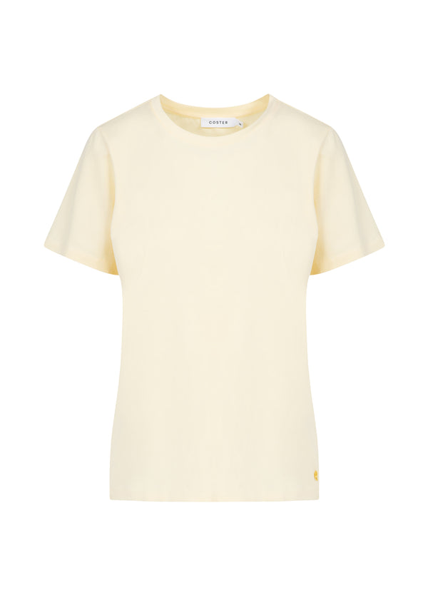 Coster Copenhagen T-SHIRT MIT RUNDHALS - KURZE ÄRMEL T-Shirt Butter yellow - 789