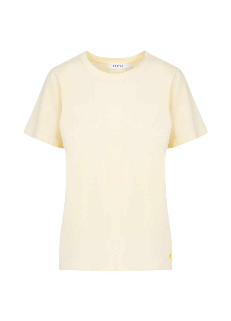Coster Copenhagen T-SHIRT MIT RUNDHALS - KURZE ÄRMEL T-Shirt Butter yellow - 789