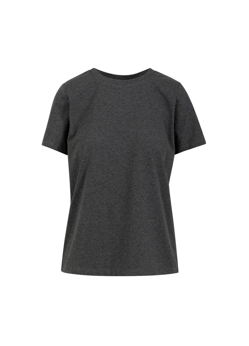 Coster Copenhagen T-SHIRT MIT RUNDHALS - KURZE ÄRMEL T-Shirt Dark Grey Melange - 128