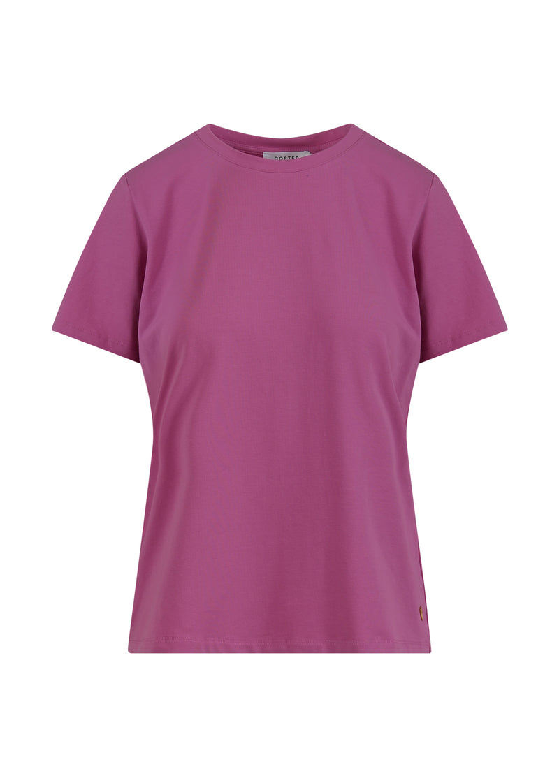 Coster Copenhagen T-SHIRT MIT RUNDHALS - KURZE ÄRMEL T-Shirt Magenta - 861