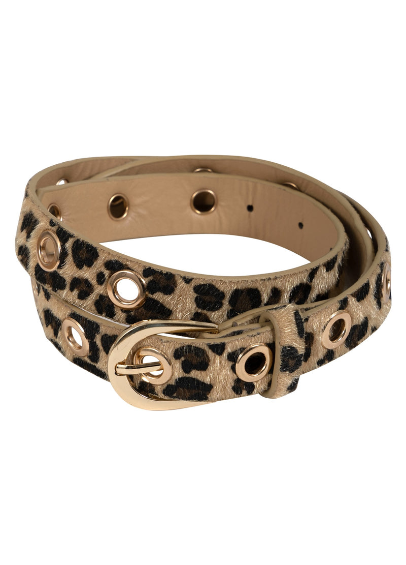 Coster Copenhagen TIERMUSTER GÜRTEL Accessories Leopard fur - 918